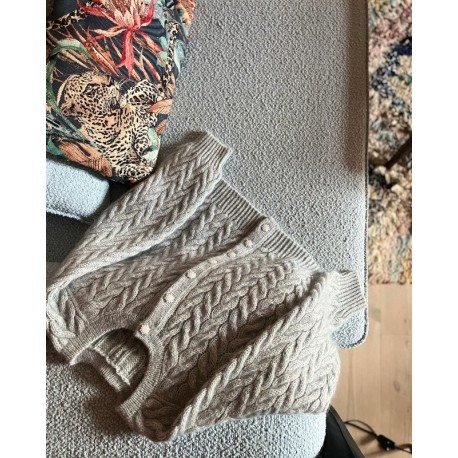 Popknit Let's Twist Again Cardigan Wollpaket