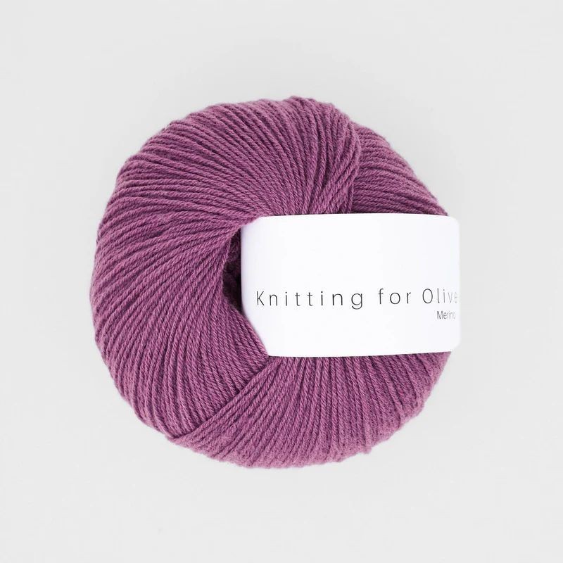 Knitting for Olive Merino Blackberry Ice Cream