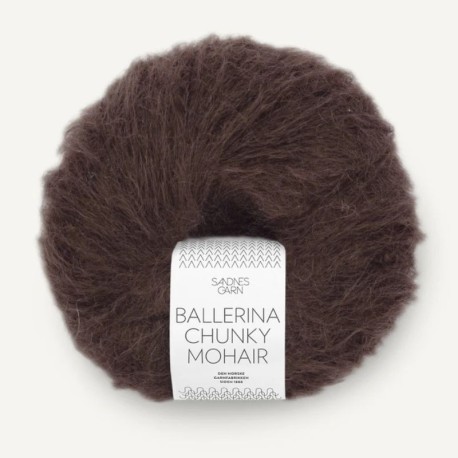 Sandnes Ballerina Chunky Mohair - Chocolate Plum 3591 [Preorder]