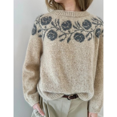 Le Knit Rosie Yoke Blouse Wollpaket