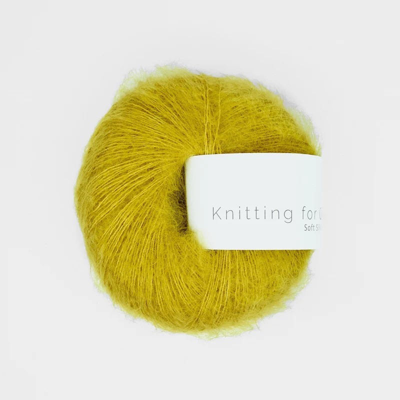 Knitting for Olive Soft Silk Mohair Umami Yellow