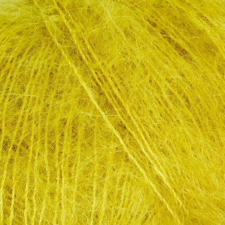 Knitting for Olive Soft Silk Mohair Umami Yellow Detail