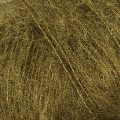 Knitting for Olive Soft Silk Mohair Green Ocher Detail