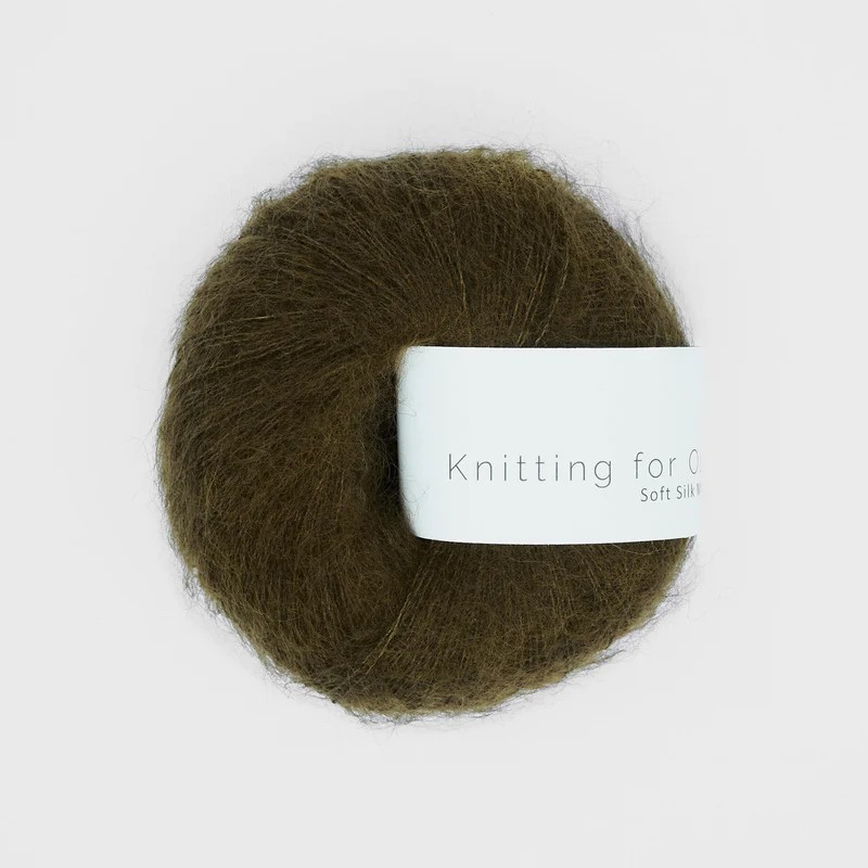 Knitting for Olive Soft Silk Mohair Olive Brown