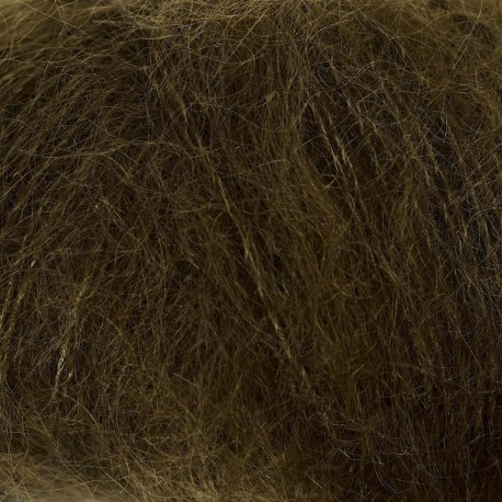 Knitting for Olive Soft Silk Mohair Olive Brown Detail
