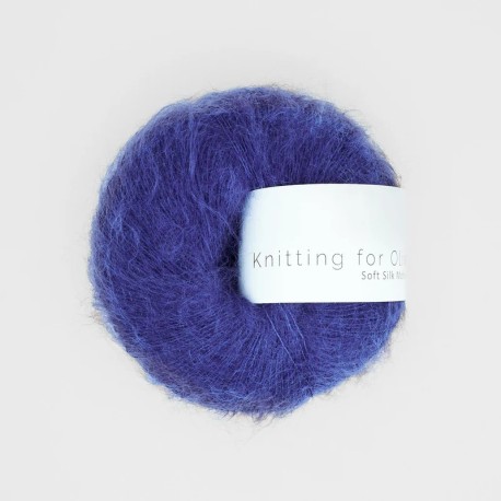 Knitting for Olive Soft Silk Mohair French Anemone