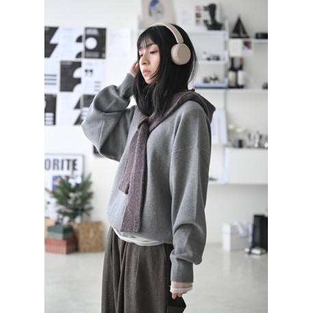 Irene Lin Avely Hood Wollpaket