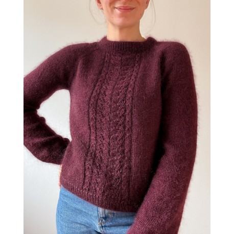 The Knit Purl Girl Dahlia Sweater Wollpaket
