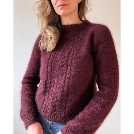 The Knit Purl Girl Dahlia Sweater Wollpaket