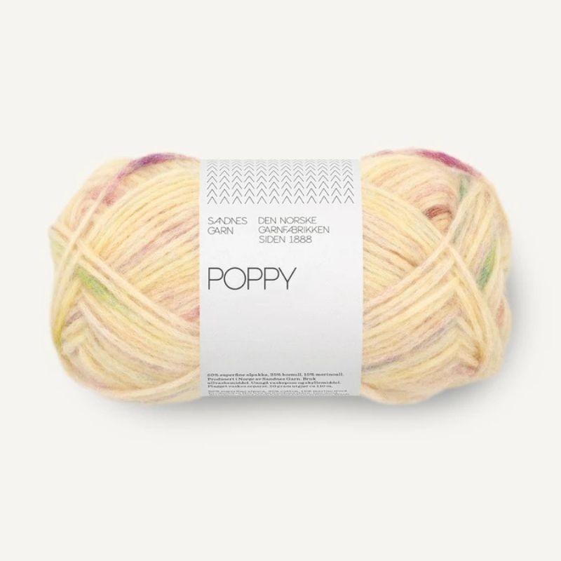 Sandnes Poppy - Tutti Frutti Sunshine 2110 Detail