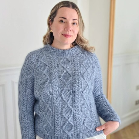 Sari N Book Club Raglan Pullover Englisch Wollpaket