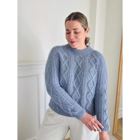 Sari N Book Club Raglan Pullover Englisch Wollpaket