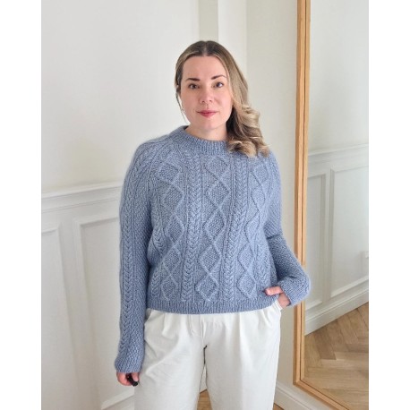 Sari N Book Club Raglan Pullover Englisch Wollpaket