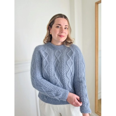 Sari N Book Club Raglan Pullover Englisch Wollpaket