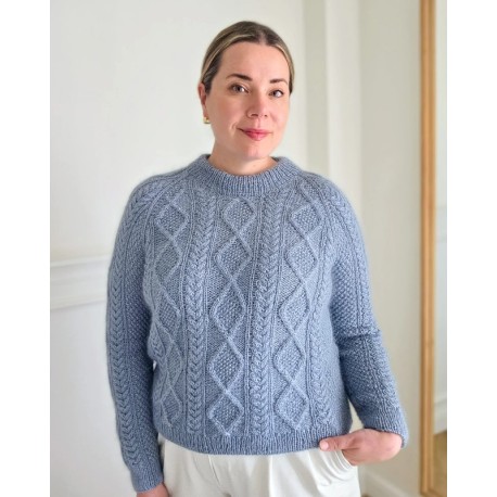 Sari N Book Club Raglan Pullover Englisch Wollpaket