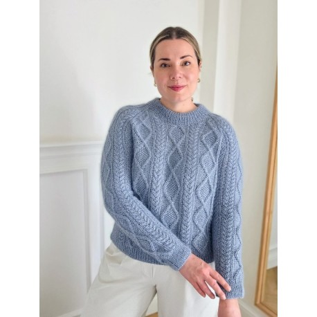 Sari N Book Club Raglan Pullover Englisch Wollpaket