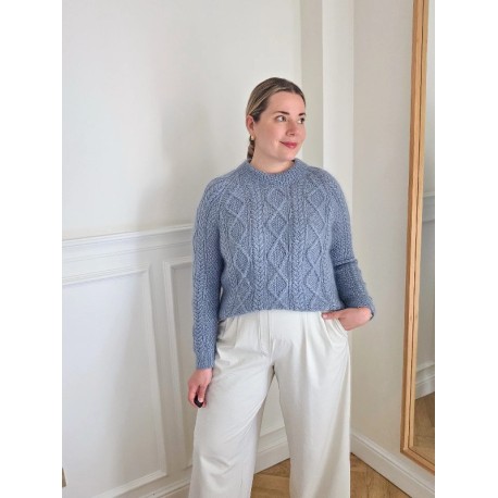 Sari N Book Club Raglan Pullover Englisch Wollpaket
