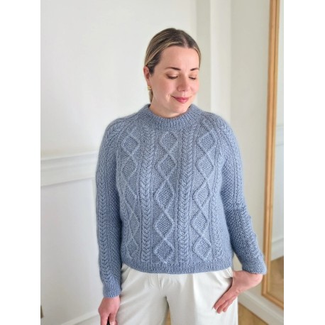 Sari N Book Club Raglan Pullover Englisch Wollpaket