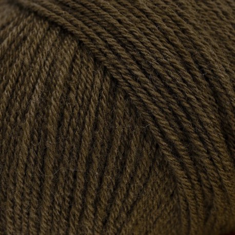 Knitting for Olive Merino Olive Brown Detail