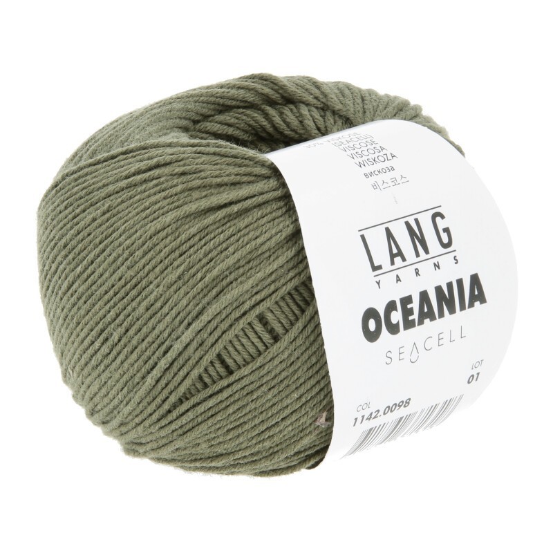 Lang Yarns Oceania Dunkelolive 0098 Preorder