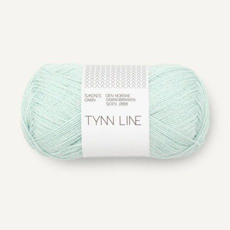 Sandnes Tynn Line Mint Green 7911 Detail