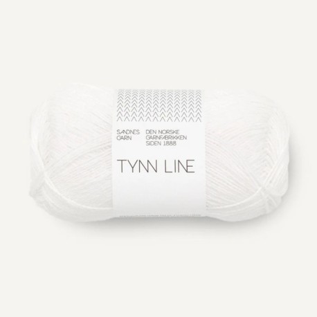 Sandnes Tynn LineTrue White 1001 Preorder