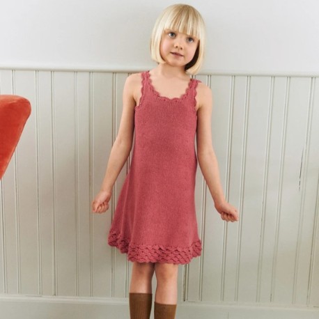 Sandnes 2603 1 Roselyn Dress Junior Strickset