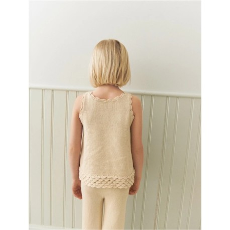 Sandnes 2603 4a Roselyn Singlet Junior Strickset