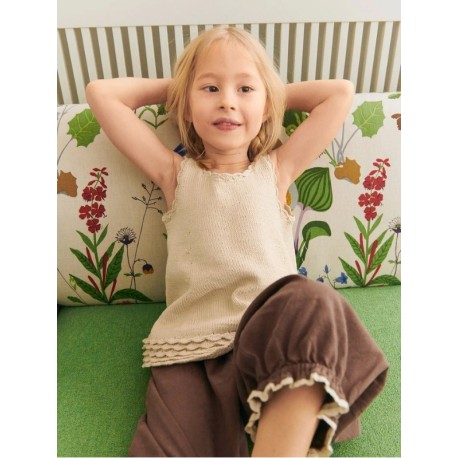 Sandnes 2603 4a Roselyn Singlet Junior Strickset