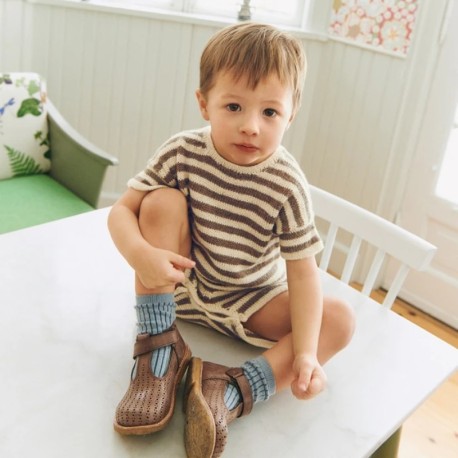 Sandnes 2603 5 Theodore Playsuit Baby Strickset