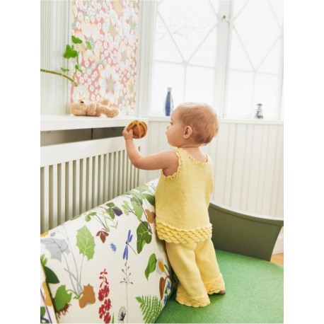 Sandnes 2603 7a Rosette Top Baby Strickset