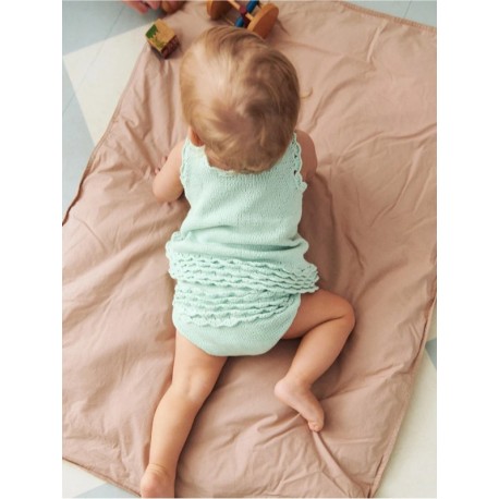 Sandnes 2603 7a Rosette Top Baby Strickset