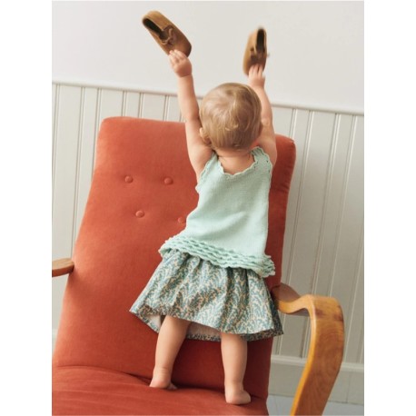 Sandnes 2603 7a Rosette Top Baby Strickset