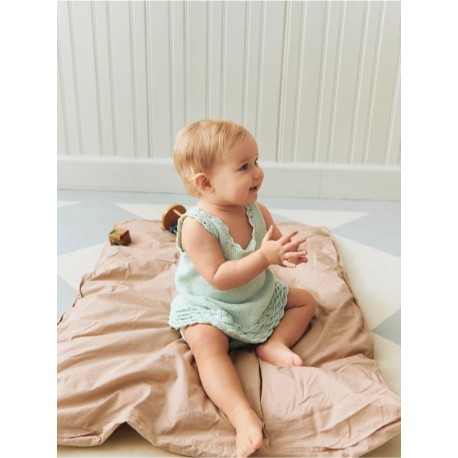 Sandnes 2603 7a Rosette Top Baby Strickset