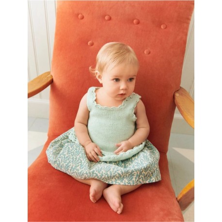 Sandnes 2603 7a Rosette Top Baby Strickset