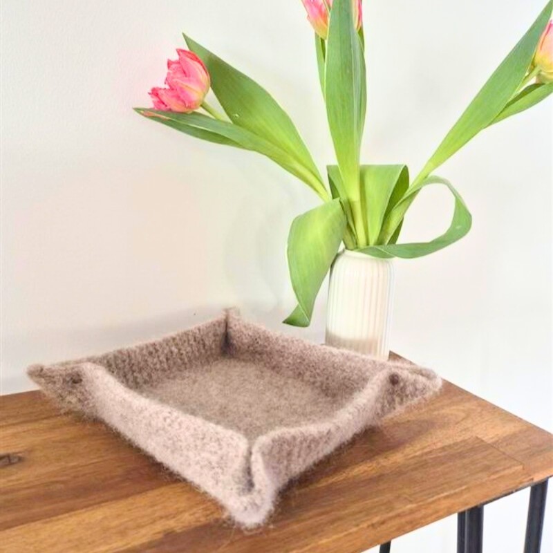 Wolle 7 Taschenleerer Strickset