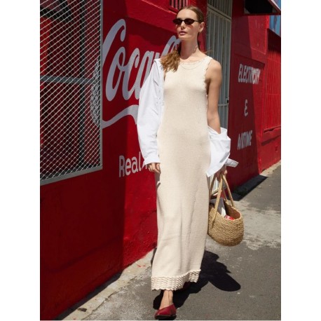 Sandnes 2604 10ab Roselyn Long Dress Strickset