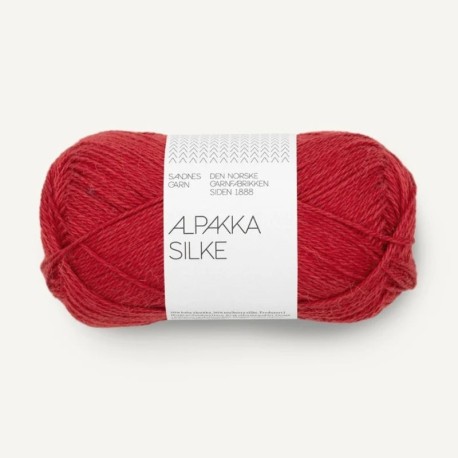 Sandnes Alpakka Silke - Heritage Red 4135 [Preorder]