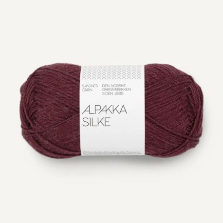 Sandnes Alpakka Silke - Burgundy 4372 [Preorder]