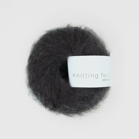 Knitting for Olive Soft Silk Mohair Black Tea
