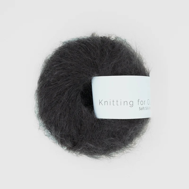 Knitting for Olive Soft Silk Mohair Black Tea