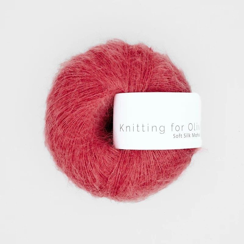 Knitting for Olive Soft Silk Mohair Watermelon