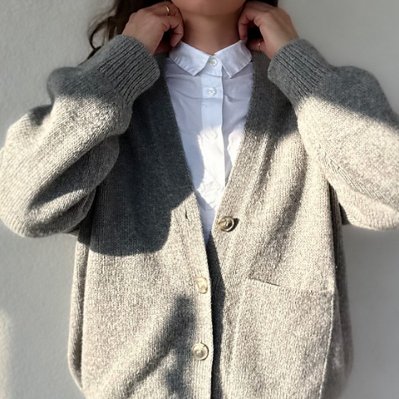 Ohwhata Knit Blouson Cardigan Wollpaket