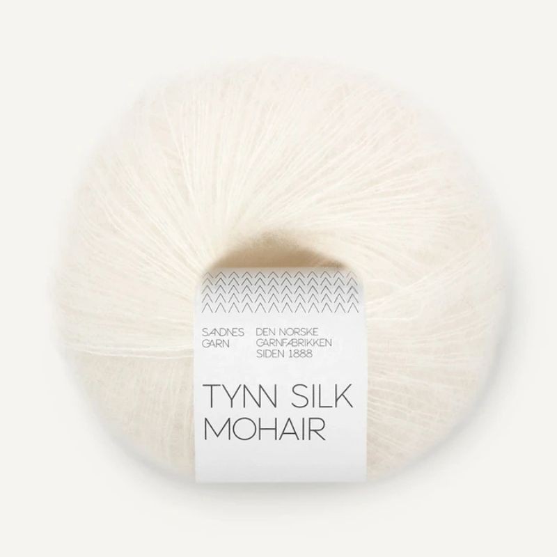 Sandnes Tynn Silk Mohair True White 1001 Preorder
