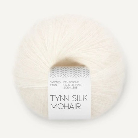 Sandnes Tynn Silk Mohair True White 1001 Preorder