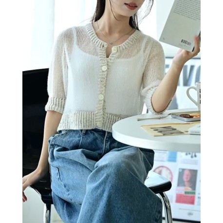 Irene Lin Cleo Blouse Wollpaket