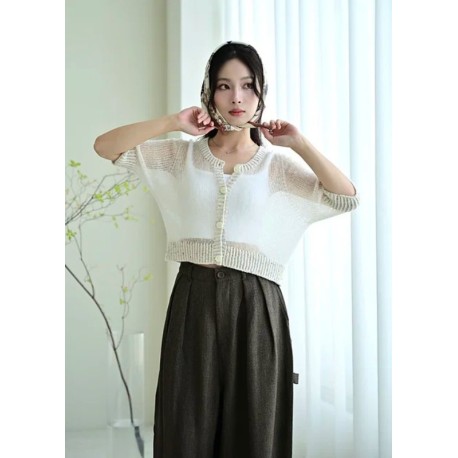 Irene Lin Cleo Blouse Wollpaket