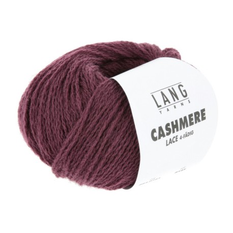Lang Yarns Cashmere Lace Dunkelrot 0161 Preorder
