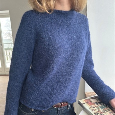 Le Knit Plain Yoke Pullover Wollpaket