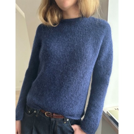 Le Knit Plain Yoke Pullover Wollpaket